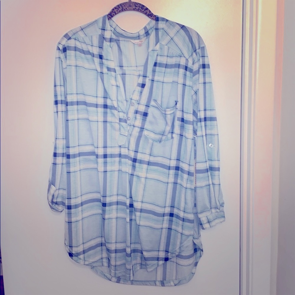 NWT plaid shirt